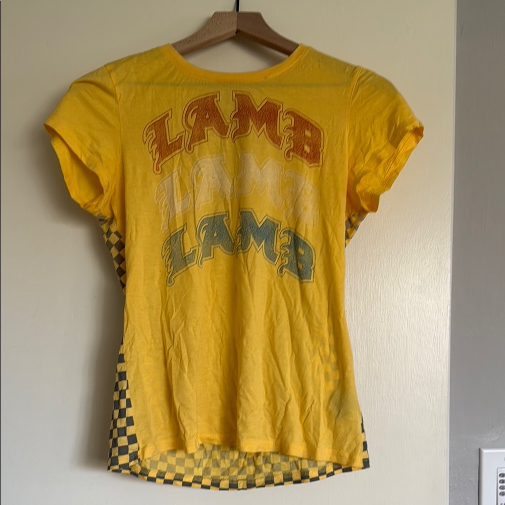 LAMB Yellow Graphic Tee